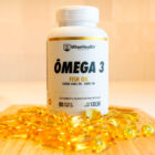 Cápsulas de ômega 3