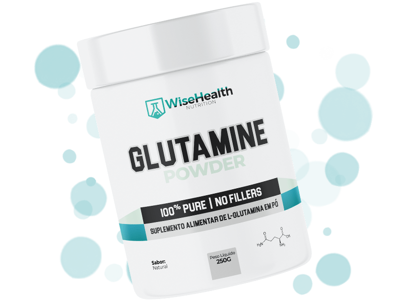 Glutamina 100% Pura WiseHealth