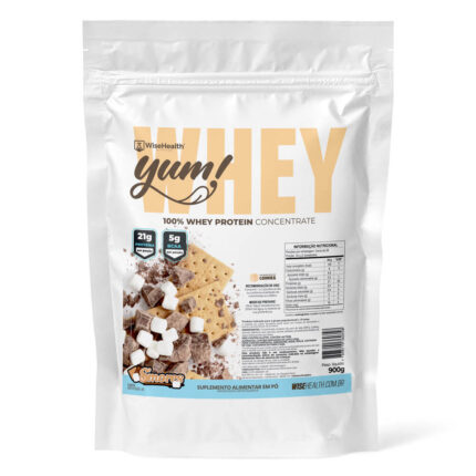 Yum Whey 100% Concentrado S'mores 900g Wise