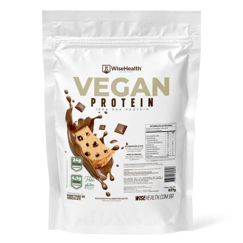 Vegan Protein Panettone de Chocote WiseHealth
