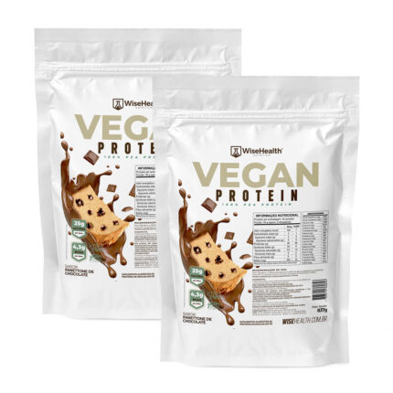 Kit 2 Vegan Protein Panettone de Chocolate WiseHealth