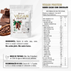 Tabela Nutricional Vegan Protein Cacau com Chocolate Wise
