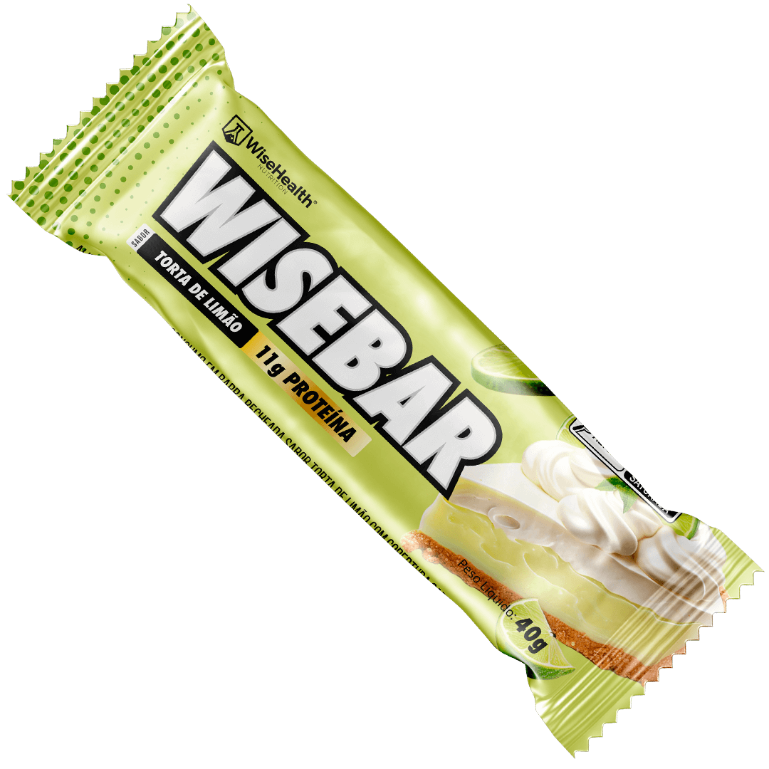 Barra proteica WiseBar sabor torta de limão