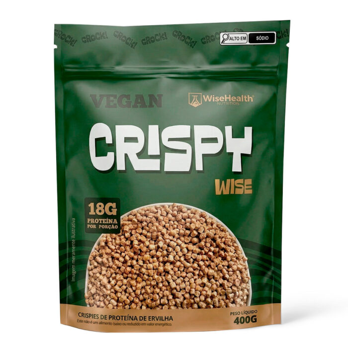 Crispy Wise Vegan — Sabor Neutro — Proteína de Ervilha