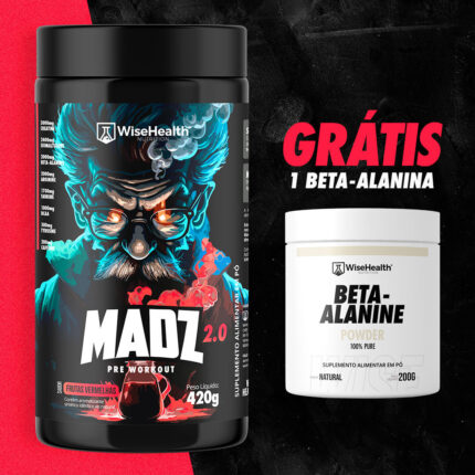 Pre- treino Madz 2.0 + Beta Alanina Grátis