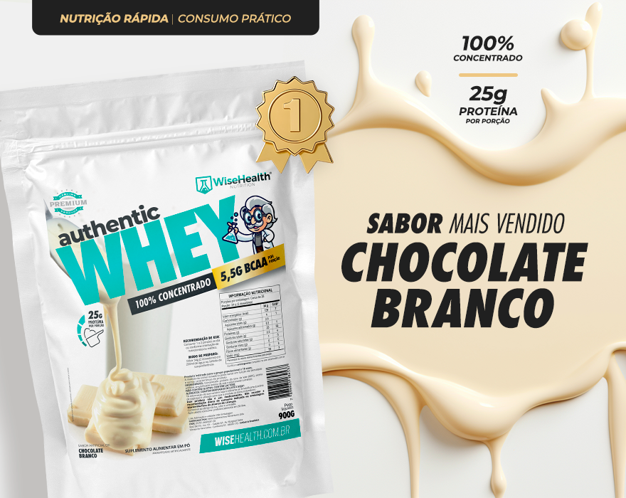 Banner whey chocolate branco wise