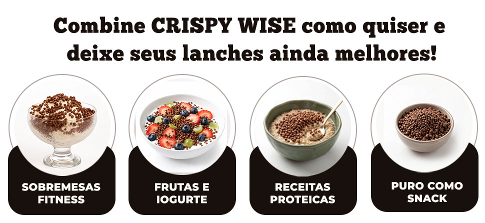 Crispy Wise Chocolate embalagem