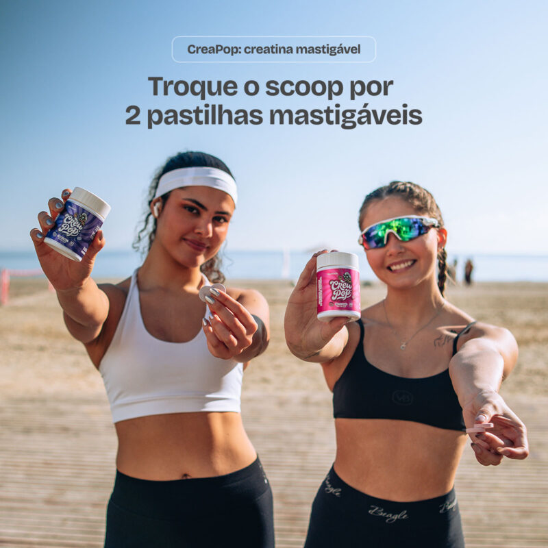 CreaPop: troque o scoop por 2 pastilhas mastigáveis