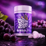 Creapop Creatina Mastigável sabor Uva
