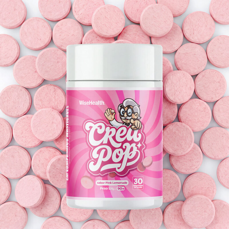 creapop pastilhas mastigáveis creatina