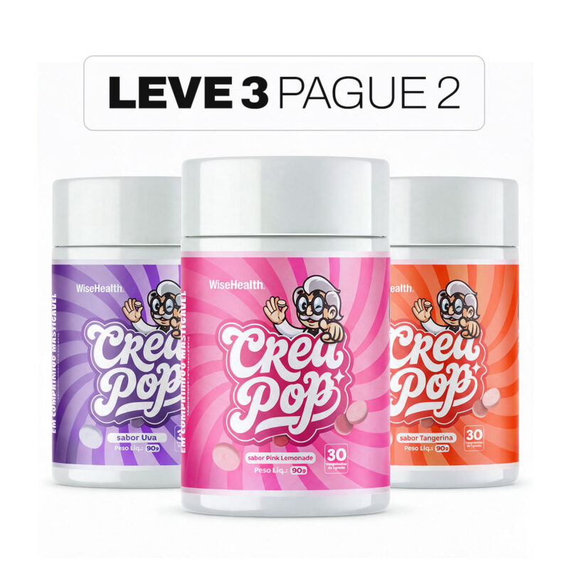 kit creapop creatina mastigavel