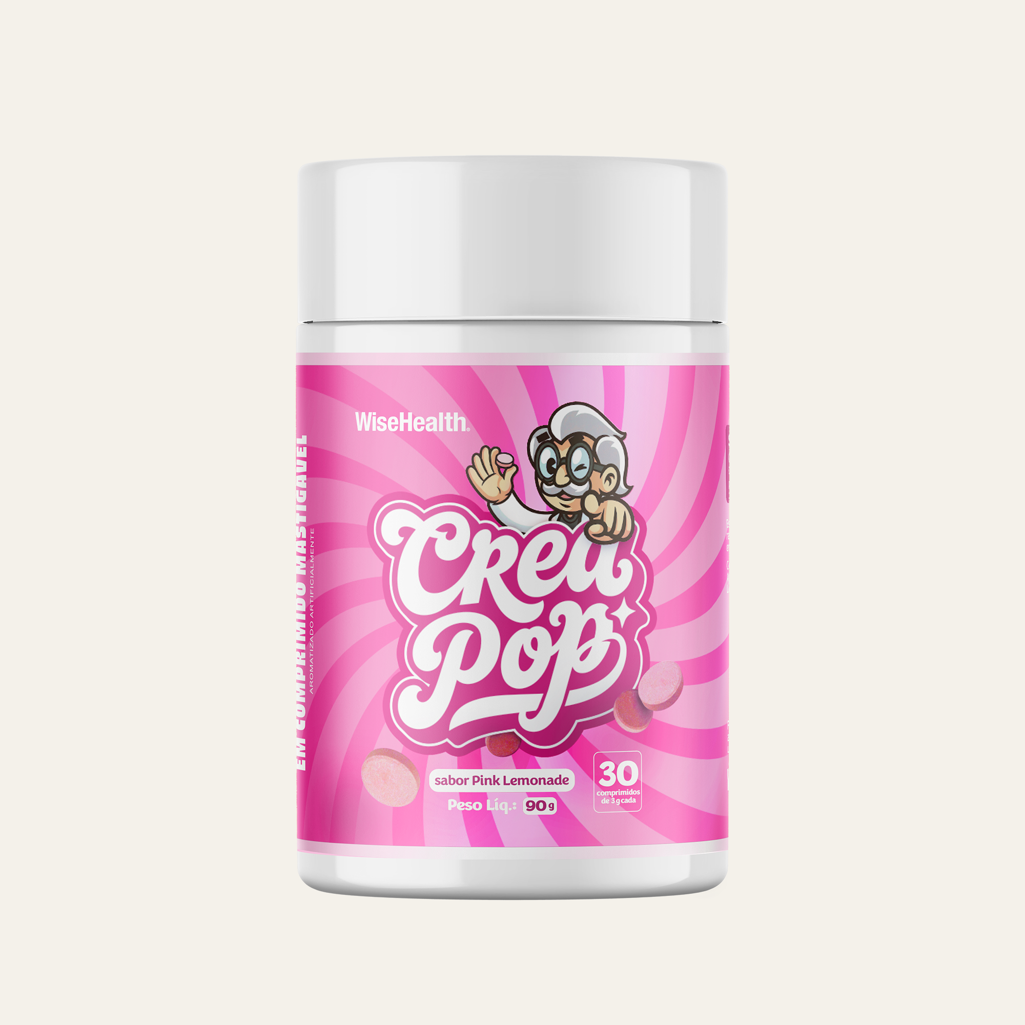 Creatina em pastilhas mastigáveis CreaPop