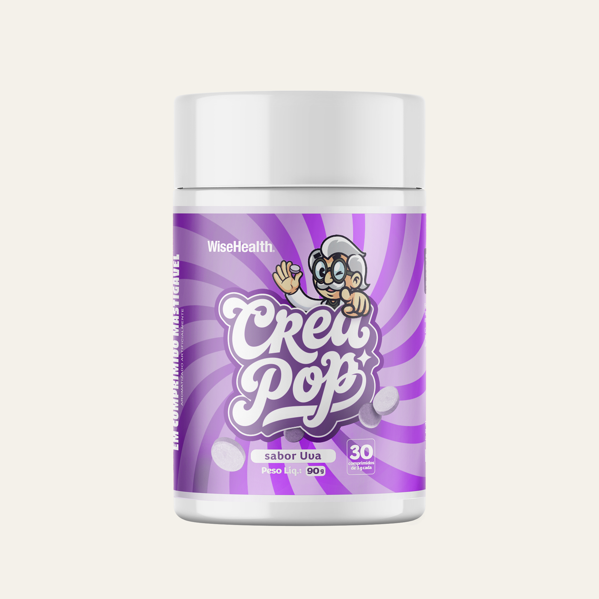 Creatina em pastilhas mastigáveis CreaPop
