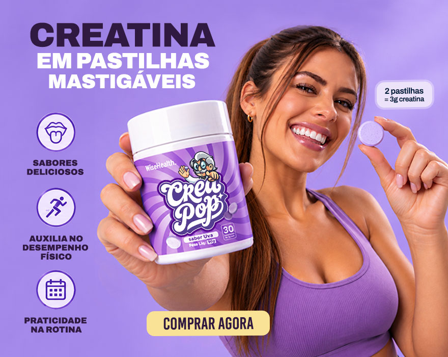 creatina em pastilhas mastigaveis wise